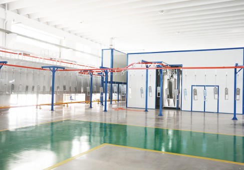 美國諾信全自動靜電噴涂生產(chǎn)線